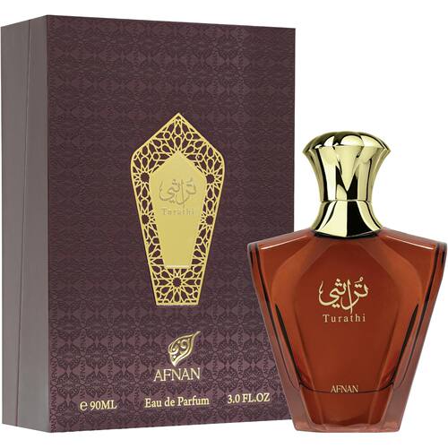 Dubai style 90 ml Afnan Turathi spray perfume lady lasting