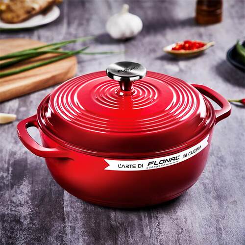 进口珐琅釉  电磁炉明火通用  23cm口径