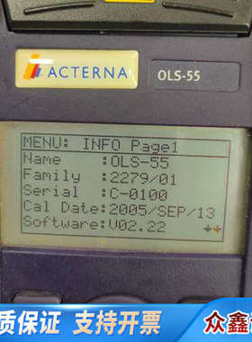 JDSU/ACTERNA光学电源OLS-55安科特纳手持光功