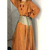 诗野原创汉服 套装 金陵 大放量提花缎圆领袍春夏日常抱腰灯笼裤