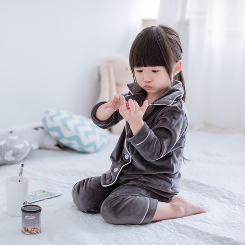 家居服套装儿童睡衣春秋加绒
