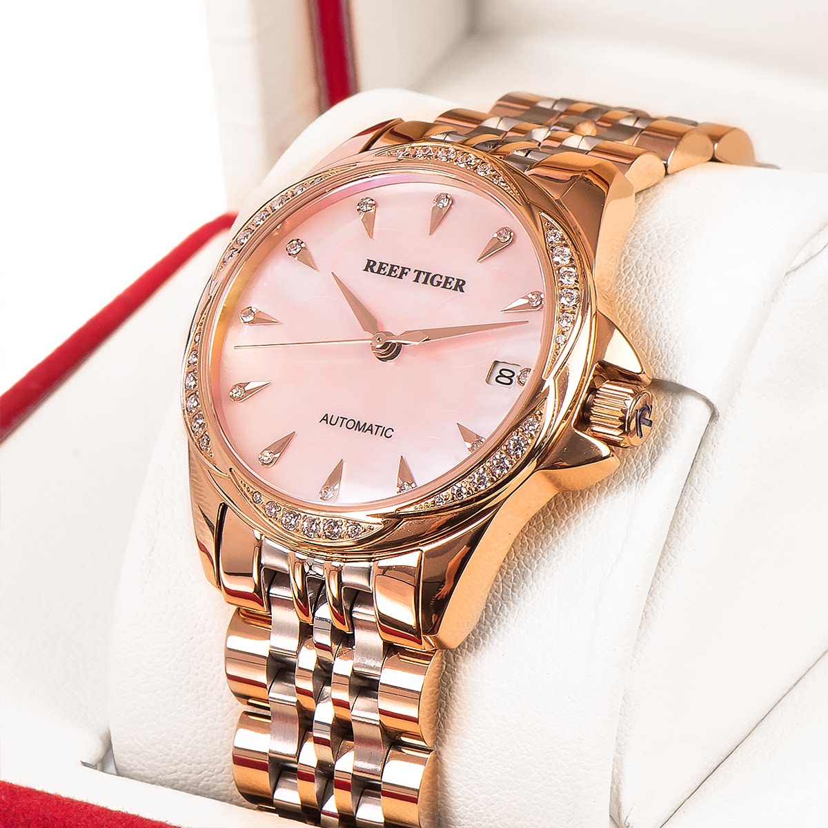 瑞夫泰格女表十大品牌正品全自动机械表防水简约时尚手表女