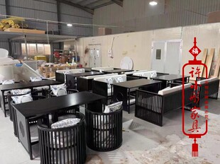 售楼处部洽谈沙发组合酒店会所大堂接待沙发茶餐厅餐桌休闲区卡座