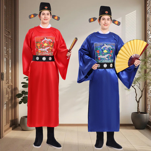 古装男明朝官员服装官服明代官服官员大臣服装七品芝麻官服演出服