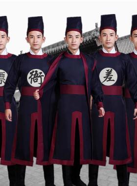 清朝明制官兵服装儿童古装成人衙役衣服清代衙门狱卒捕快侍卫官差