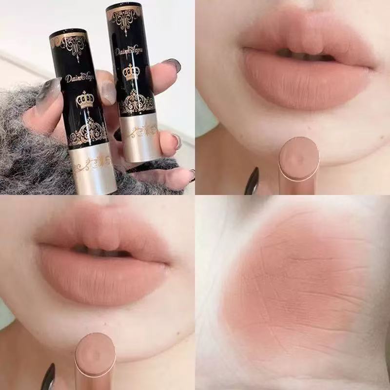 肉色裸色口红素颜自然浅淡色裸妆系哑光黄皮橘粉裸粉色正品国货