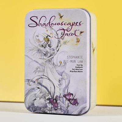 正版铁盒花影塔罗牌英文版Tarot