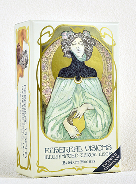 进口正版缥缈愿景塔罗牌Visions Tarot烫金虚幻幻境韦特牌罗牌