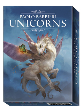 进口正版巴尔贝里独角兽神谕卡Barbieri Unicorns Oracle桌游卡牌