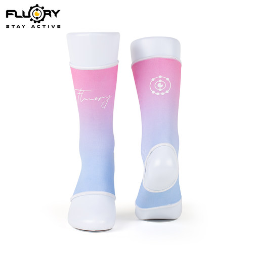 FLUORY专业护踝护腿泰拳运动防护拳击训练装备搏击护脚踝格斗护具
