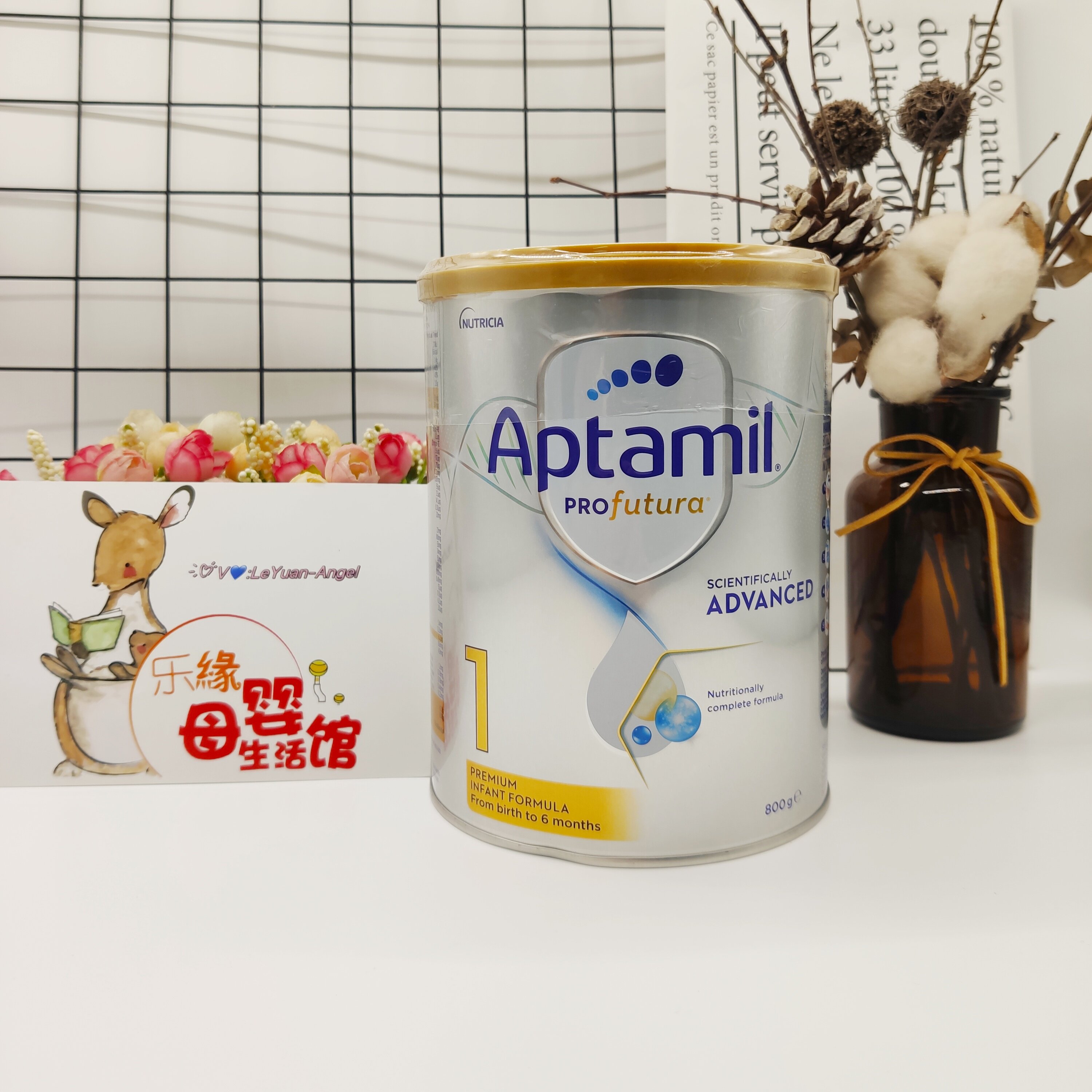 澳洲进口爱他美铂金1段Aptamil白金婴幼儿宝宝牛奶粉一段800g现货