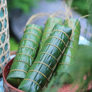 遂昌长粽蛋黄肉粽300克单根小彩盒独立包装遂昌乡村老手艺长粽子