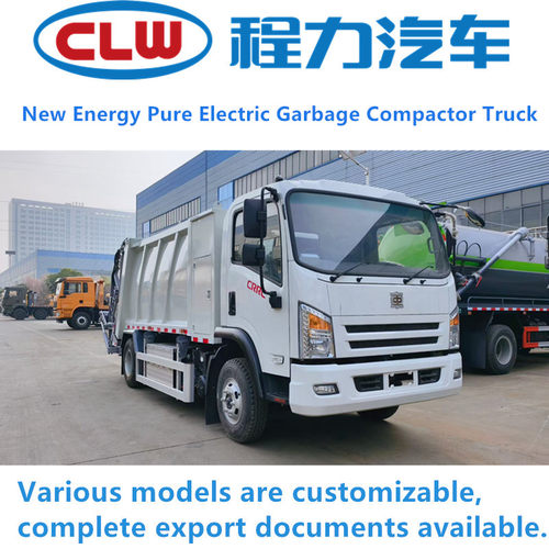 New Energy Pure Electric Garbage Compactor Truck