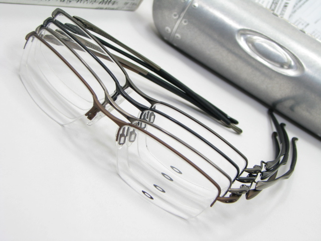 奥克利纯钛超轻半框运动款眼镜框