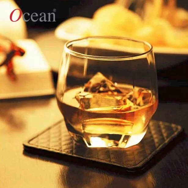 酒吧聚采泰国进口威士忌杯洋酒杯加冰烈酒杯啤酒杯子玻璃320ml