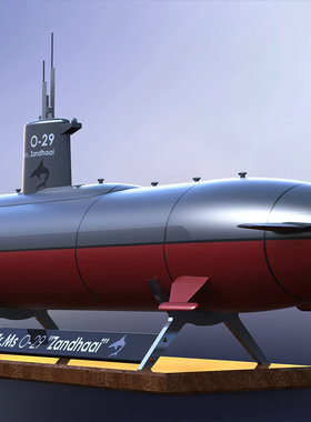 O-29核潜艇外壳模型3D图纸 SolidWorks2015设计 潜水艇三维建模