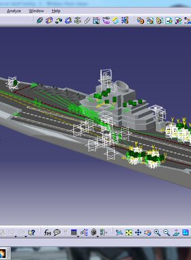 维兰玛迪雅号航空母舰设计图纸 CATIA建模 STP格式