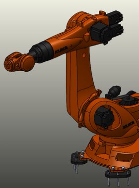 Kuka库卡 kr90-2700工业机械臂模型图纸 Solidworks2011设计