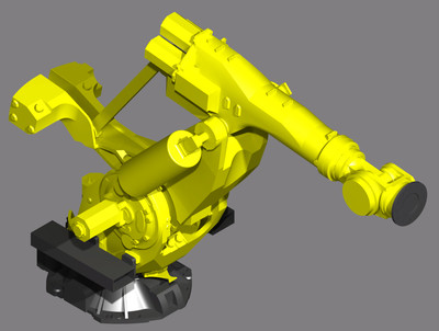 发那科FANUC M-900iB700工业机器人外壳模型3D图纸 step格式