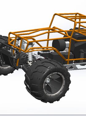 Redcat Rampage MT 无线遥控车图纸 SolidWorks设计 零件图
