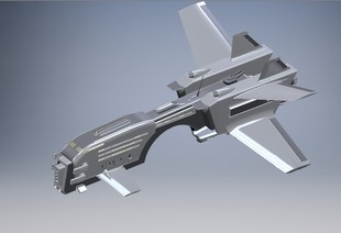 用Inventor设计宇宙飞船三维建模图纸 Inventor数模