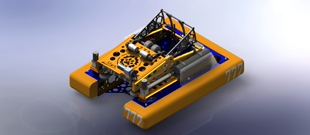 FRC 772 Stark机器人车三维建模图纸 solidworks设计 附STEP格式