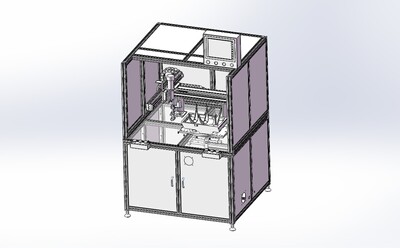 变速箱涂胶机3D模型图纸 Solidworks设计