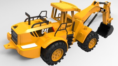 Catia v5设计的挖掘机三维建模图纸