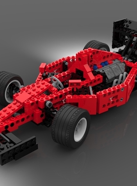乐高 LEGO 8440 一级方程赛车图纸 SolidWorks2014设计