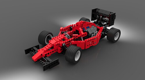 乐高 LEGO 8440 一级方程赛车图纸 SolidWorks2014设计