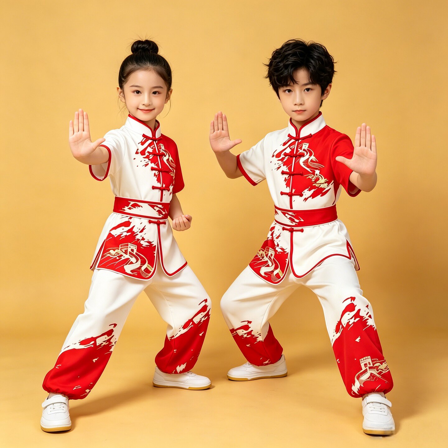 儿童武术服2026中国风少儿练功服图片