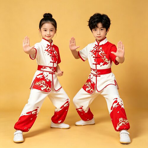 儿童武术服2026中国风少儿练功服