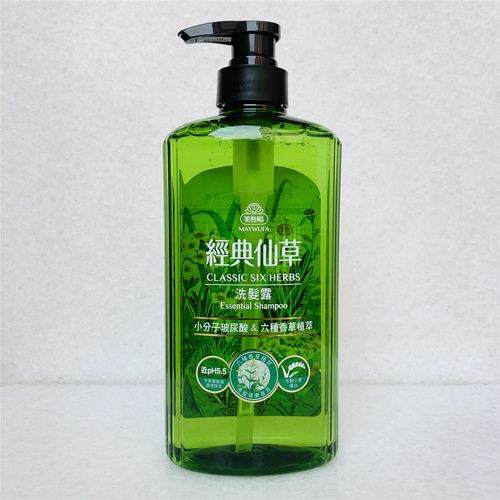 台湾采购 MAYWUFA/美吾发经典仙草洗发精植物精油洗发水清新舒爽 - 封面