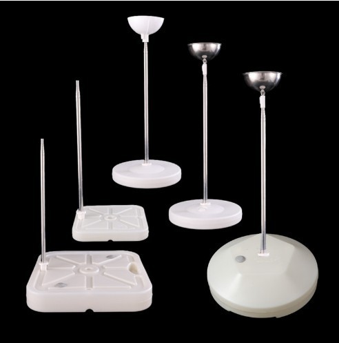 新款金属碗空飘杆子塑料碗托