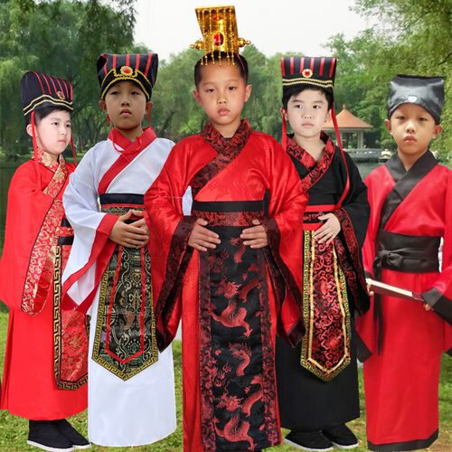 厂家直销皇帝大臣服装课本剧演出