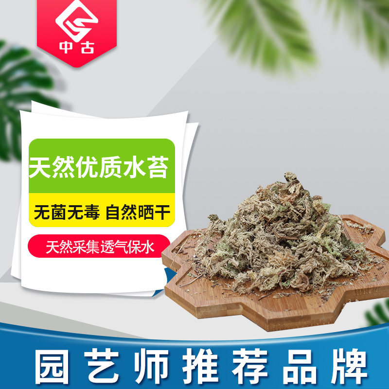 中古水苔无菌智力干水苔兰花无土栽培介质营养土蝴蝶兰花专用花土