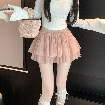 2025夏季新款高腰蓬蓬裙半身裙