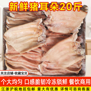新鲜冷冻猪耳朵耳片江浙沪皖包邮