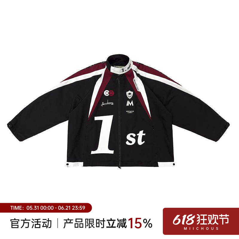 MIICHOUS米丘寺 无限车手1.0 赛道元素重工刺绣赛车服夹克/长裤