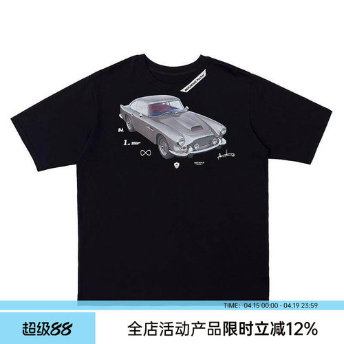 MIICHOUS短袖复古跑车T恤