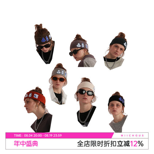 克莱因蓝小熊潮流发带