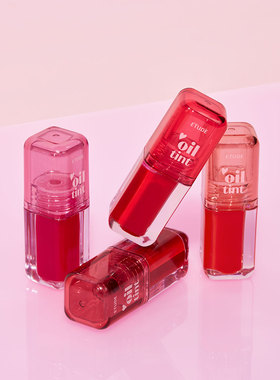 ETUDE爱丽小屋oil tint甜心精油唇彩唇油24年新嘟嘟唇釉镜面水光