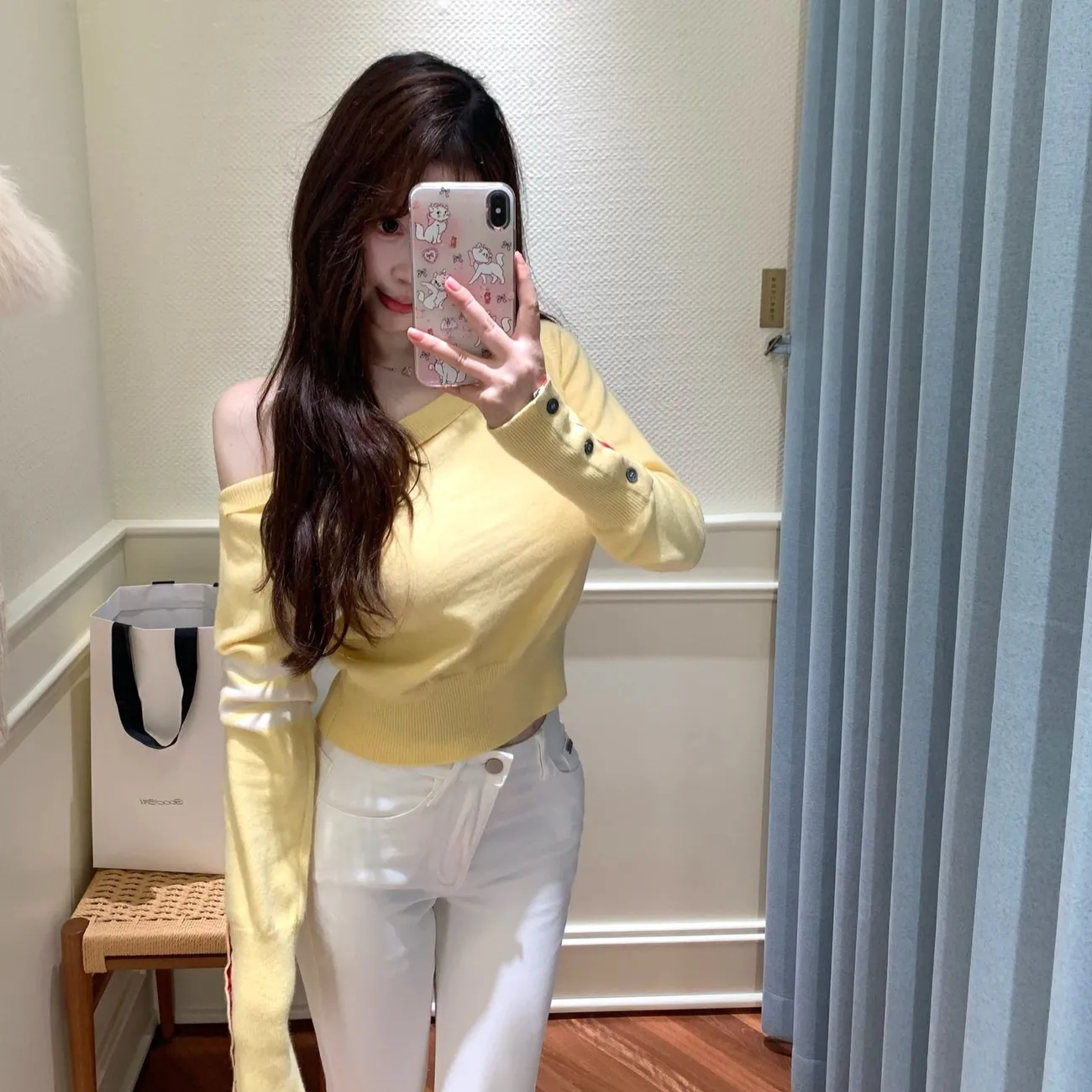 新款秋冬高级感露肩内搭上衣