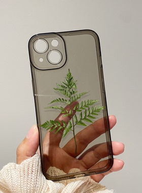 简约树叶iPhone17promax苹果16手机壳14plus适用vivox200S19华为p80软OPPOReno13小米15红米k80一加13荣耀90