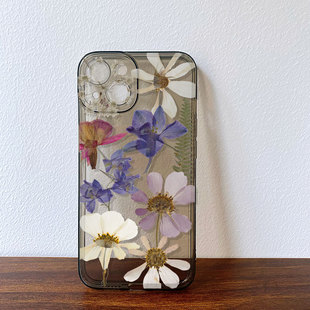 超爱小花适用iPhone17Promax苹果16防摔15Pro华为P80软mate60vivox100荣耀90OPPOReno12小米13手机壳红米k40