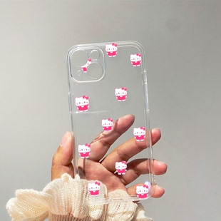 可爱小KTiPhone15/16promax苹果14手机壳13Pro适用vivox200华为p70nova13软OPPOfindx8小米15荣耀90三星一加9