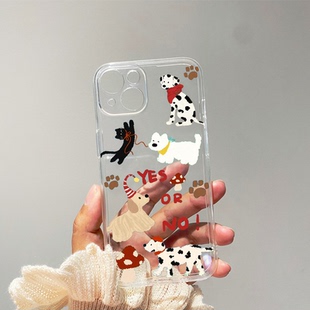 油画小狗小猫iPhone17/16promax苹果13/14plus手机壳nova12华为p70适用vivox90小米红米OPPOfindx5荣耀40三星
