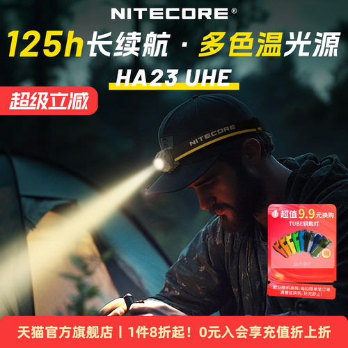 奈特科尔HA23UHE户外头灯