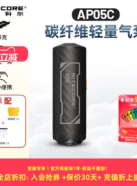 奈特科尔AP05C户外露营游泳圈睡垫气垫自动气泵便携式电动充气泵