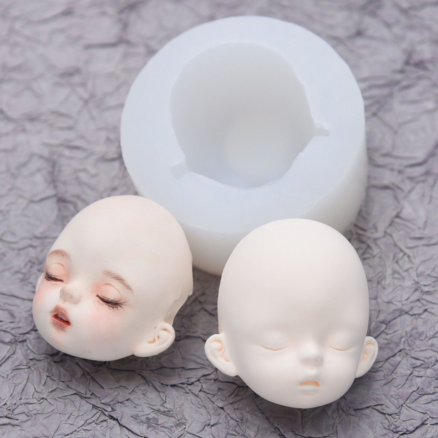 超轻粘土黏土娃头bjd硅胶脸模 正比BJD睡娃娃脸模翻糖头硅胶模具,玩具/童车/益智/积木/模型,粘土/超轻粘土,淘宝优惠券,粉丝福利购,淘宝优惠卷